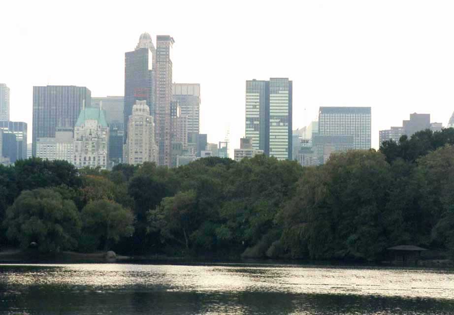 Central Park faades sud  partir de the Lake