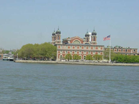 Ellis-island arriv�e vers le mus�e de l'immigration