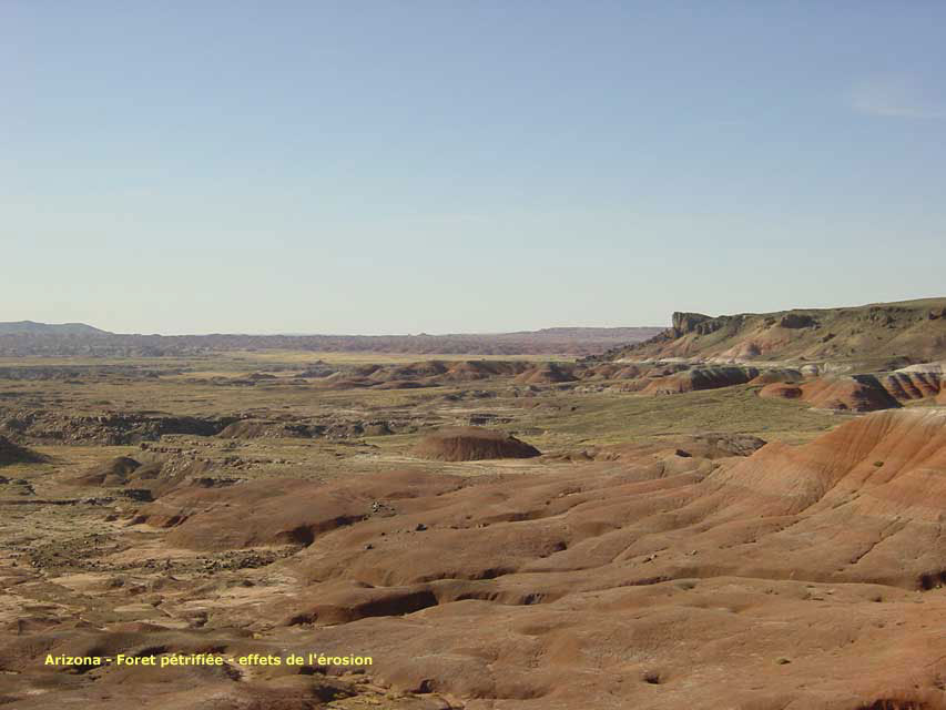 carnets de voyage usa - formation chinle petrified forest