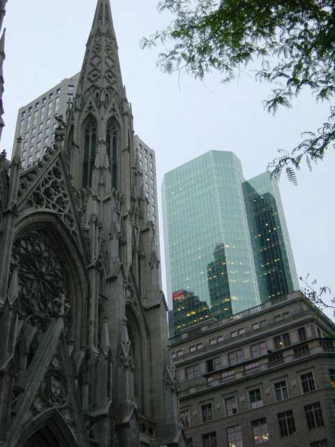 new york Times square et St Pattrick Cathedral
