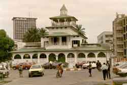 cameroun, Douala, la pagode, ancien palais du roi Bell