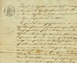 contrat de mariage Pierre Boud'huile et Louise Boud'huile du 17 pluviose an VI (20 janvier 1798)