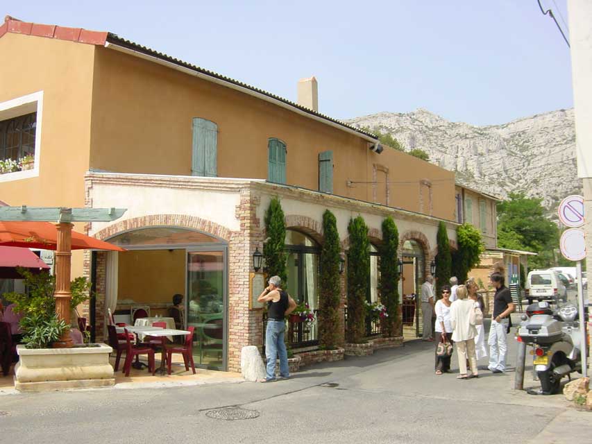 marseille - callelongue - restaurant la grotte