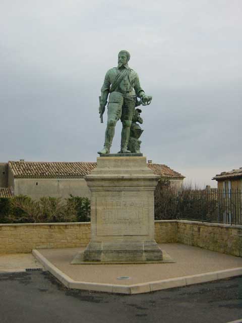 statue de Louis de Galbe de Crillon