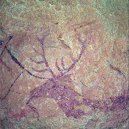 carnets de voyage espagne - alcaniz - les peintures rupestre de la cueva del charco