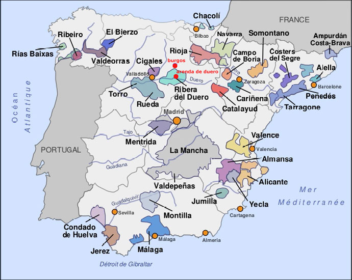 burgos carte espagne