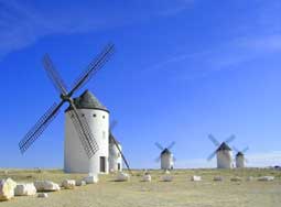 carnets de voyage espagne - Campo de Criptana - les moulins  vents