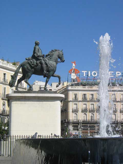 carnets de voyage espagne - madrid - la plaza del sol