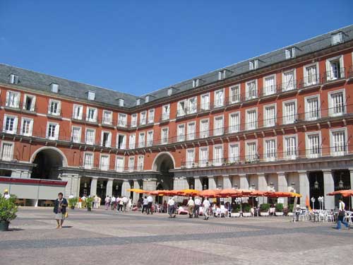 carnets de voyage espagne - madrid - plaza mayor