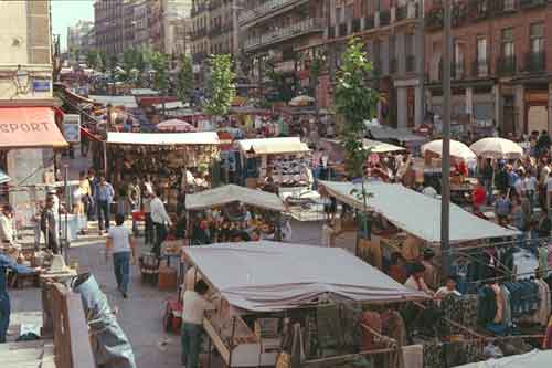 carnets de voyage espagne - madrid - le march aux puces le rastro