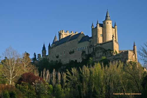 carnets de voyage espagne - alcazar de sgovie