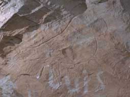 carnets de voyage espagne - tarifa - peintures rupestres  cueva del moro