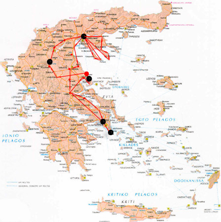 carnets de voyage - europe - grece - circuit de 12 jours, AThnes, le Pilion (makrinitsa et tsangarada), les mtores (Kamambaka, Thessalonique, et le Cap Sounion