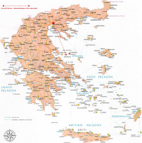 Carnets de voyage - Grce - circuit 8 jours, Thessalonique, Mr Athos et les Sporades, Skopelos et ALonissos