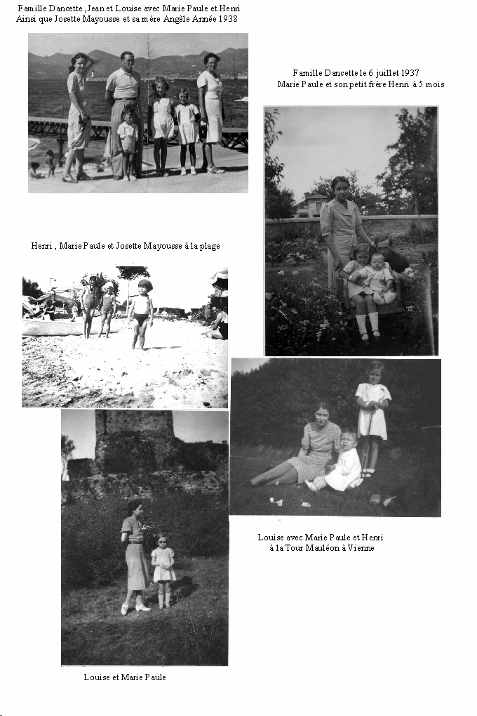images famille dancette 1950