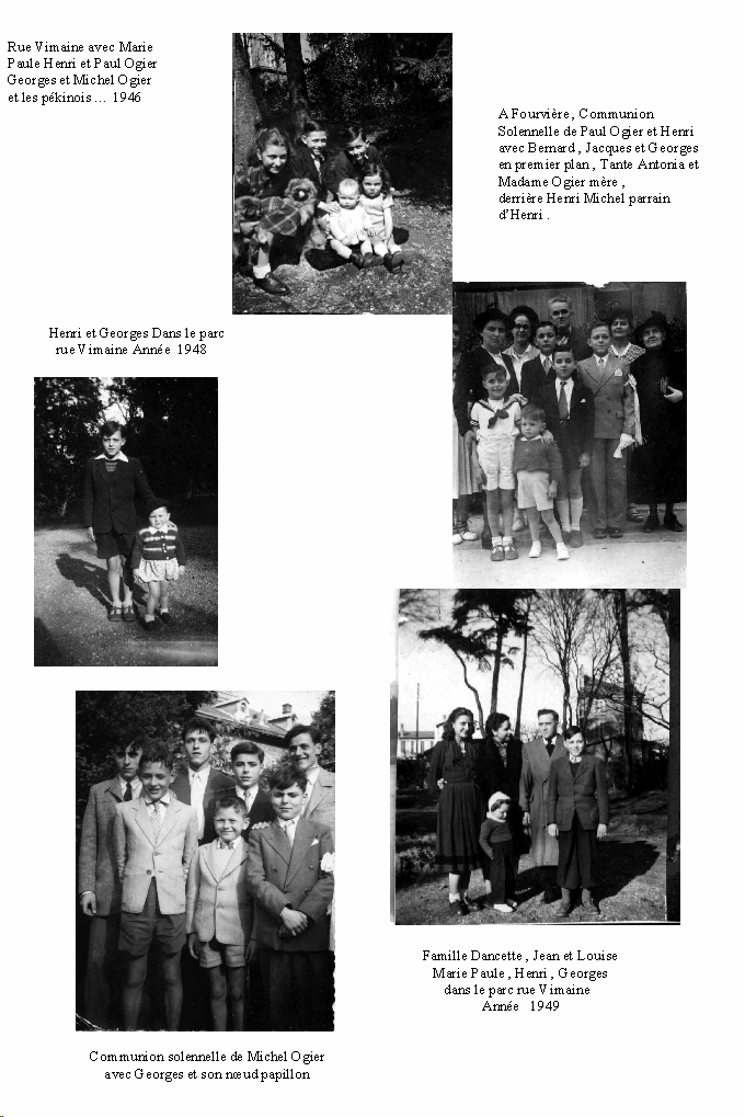 image famille dancette 1950