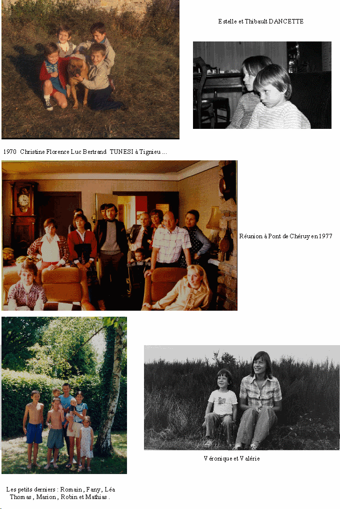 images famille dancette 1970  2002