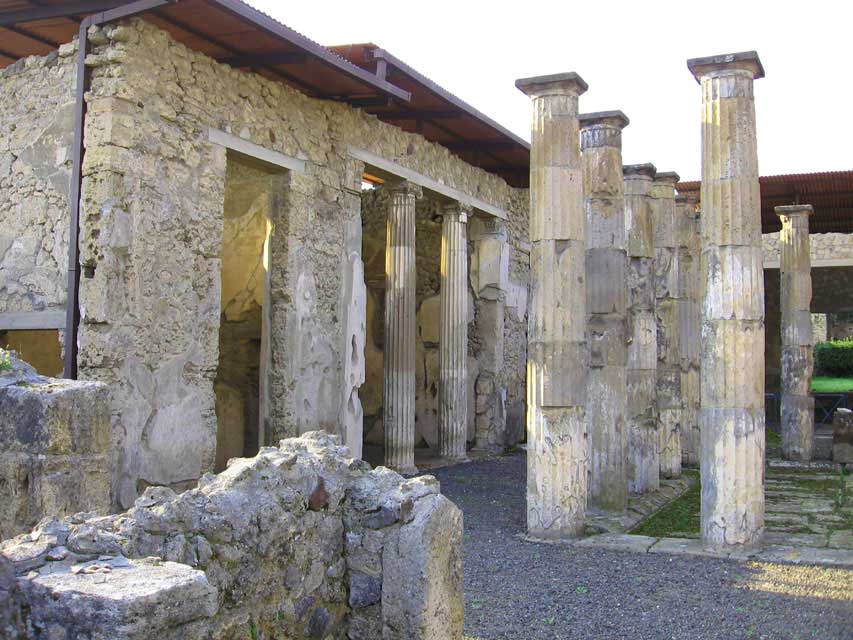 carnets de voyage - cahnatier de fouilles pompei