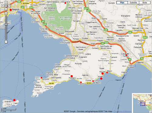 carnets de voyage italie - circuit la cte amalfitaine et naples