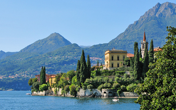Italie et le lac de Cme