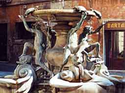 rome - le ghetto - la fontana delle tartarughe