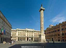 rome - piazza colonna - colonna antonina