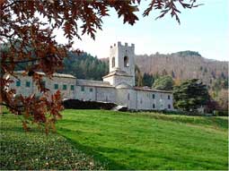italie - toscane - abbaye de badia  a coltibuono