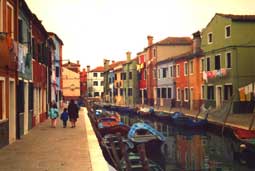 carnets de voyage italie et la vntie - les iles colores de Burano et Murano