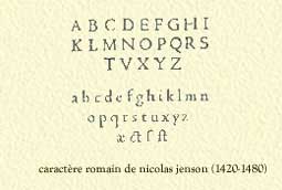 carnets de voyage italie - nicolas jensen - caractere romain