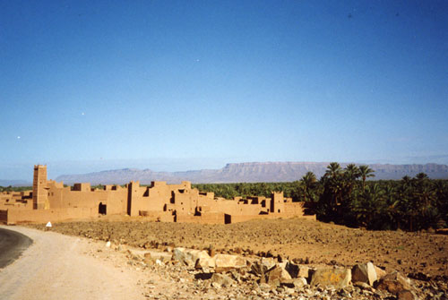 carnets de voyage maroc - valle du draa - kasbah et palmeraie