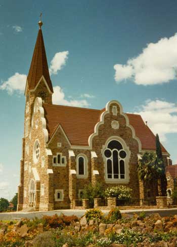 glise de windhoek et la villa Verdi