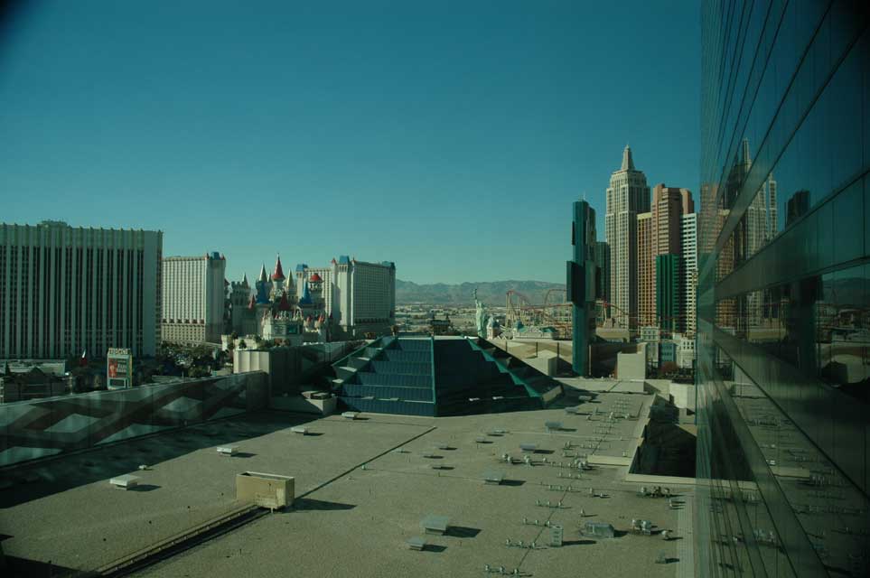 carnets de voyage usa - living in las vegas - las vegas - le strip - las vegas blvd - vue Ouest du MGM Grand