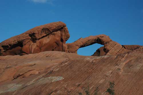 carnets de voyage usa - living in las vegas - valley of fire - arch rock