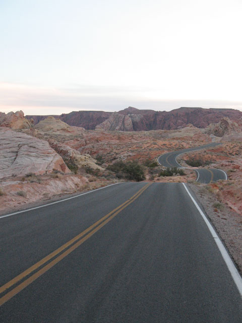 nevada - valley of fire - scenic road
