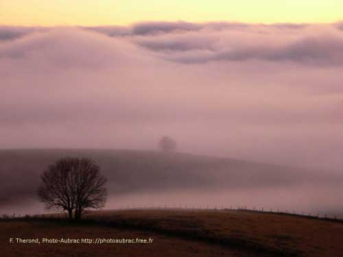 paysage de l'aubrac - photos de frederic therond et de georges dancette