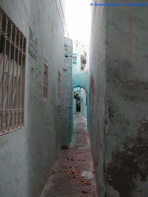 tunisie - les ruelles d' hammamet