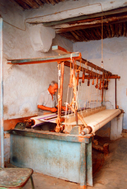 tunisie - kairouan - fabrique artisanale de tapis