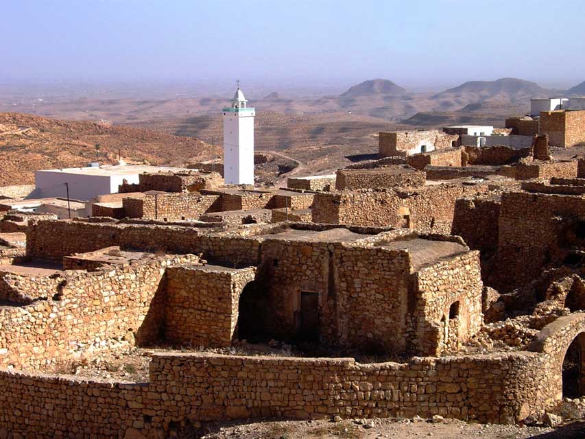 tunisie - le vieux village de toujane