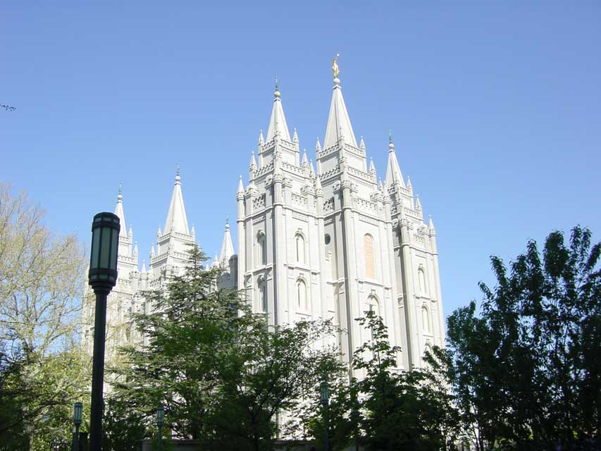 salt lake city - temple des mormons