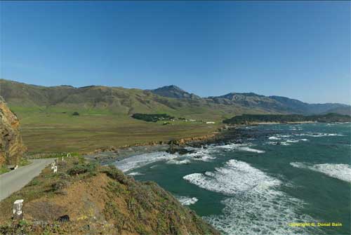 pacific coast - monterey - point sur light house road