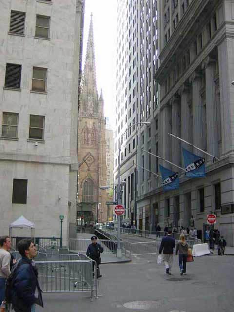 Circuit 5 jours new-york - Lower manhattan Trinity church