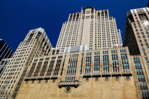 Carnets et photos de voyage usa - chicago - civic opera building