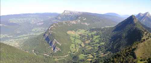 le Massif des Bauges et Aix les Bains - photo Cécile et Eric Bollard