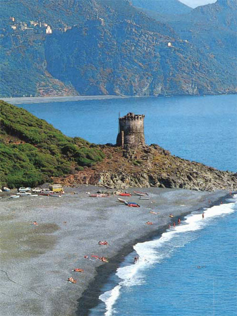 Carnets et photos de voyage - Corse - Le Cap Corse : Tour genoise d'Albu