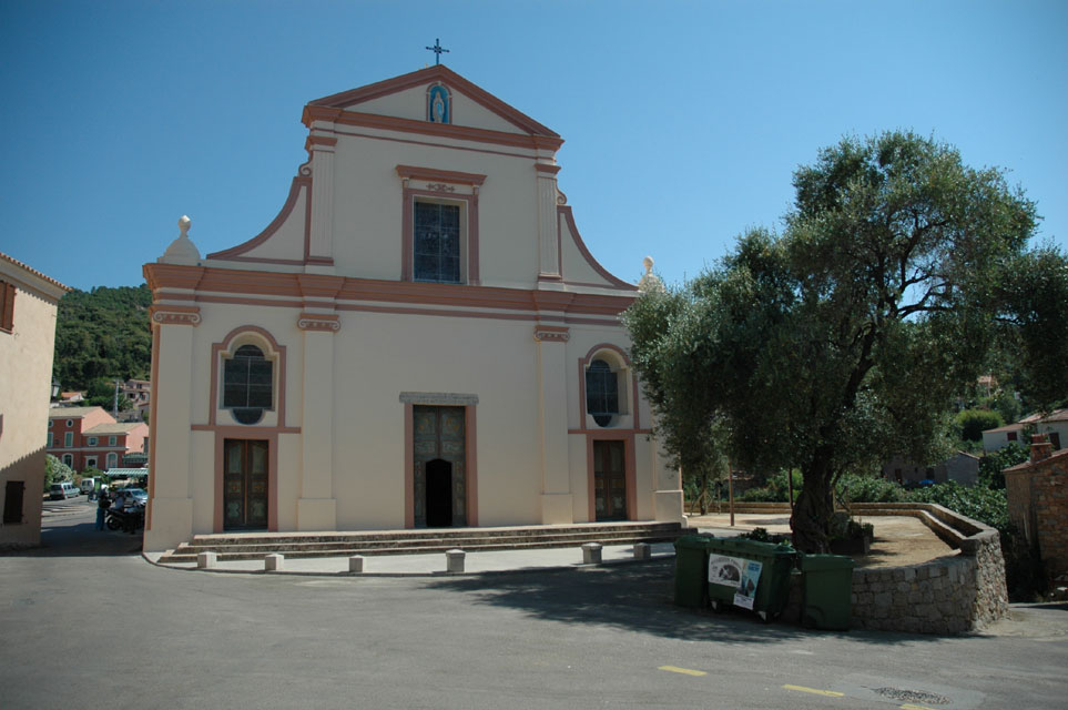 Carnets et photos de voyage - Corse - Gargese : eglise Sainte Marie