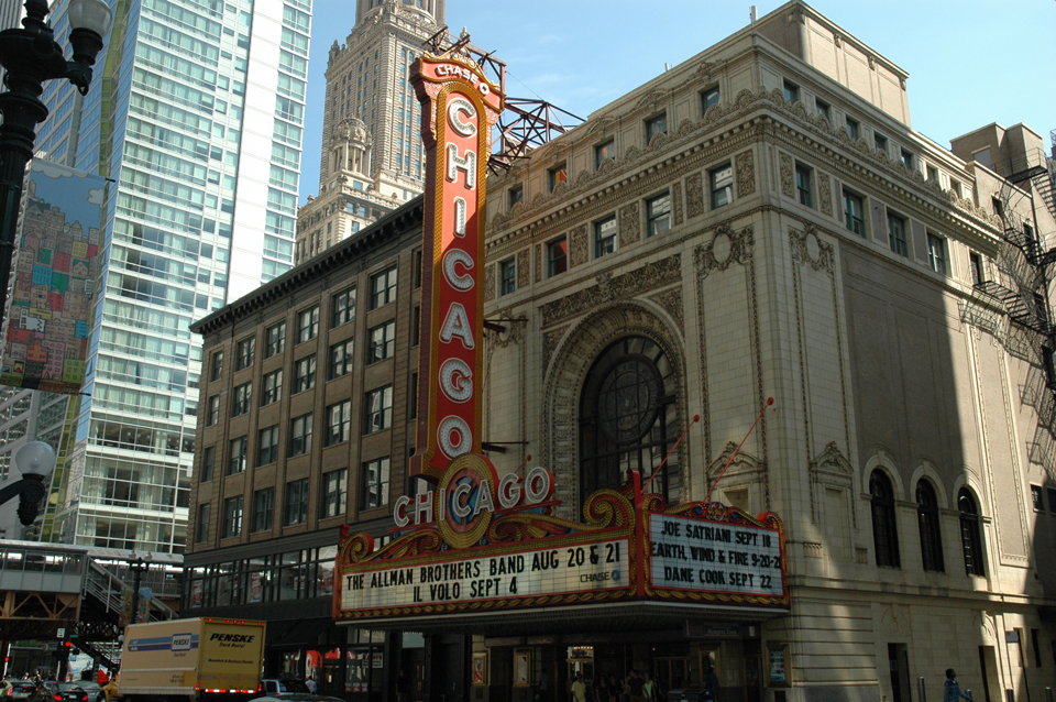 Carnets et photos de voyage usa - chicago - chicago theater