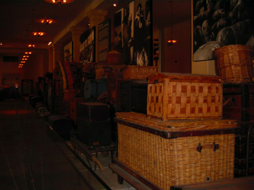 Ellis-island baggage room