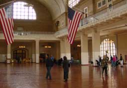 Ellis island salle d'accueil