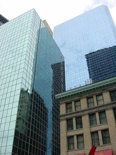 Lower manhattan vers south street seaport