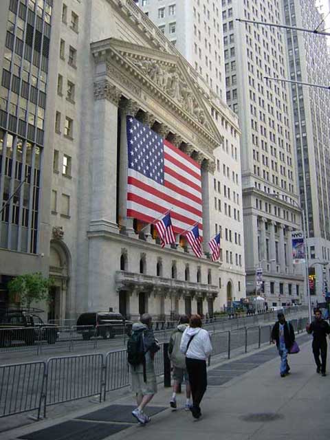 Lower manhattan New-york stock-exchange